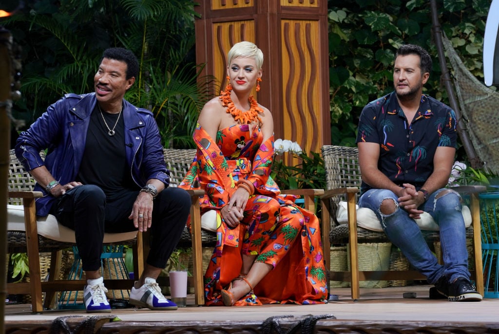 Lionel Richie, Katy Perry, and Luke Bryan