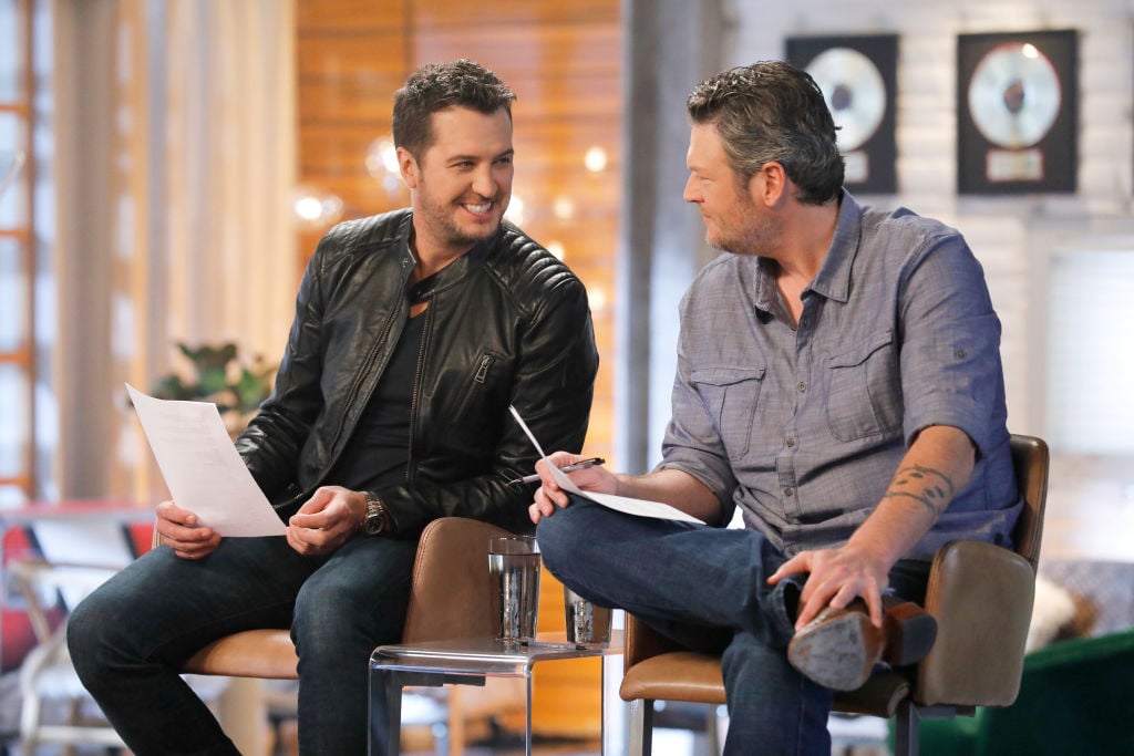 Luke Bryan and Blake Shelton on The Voice