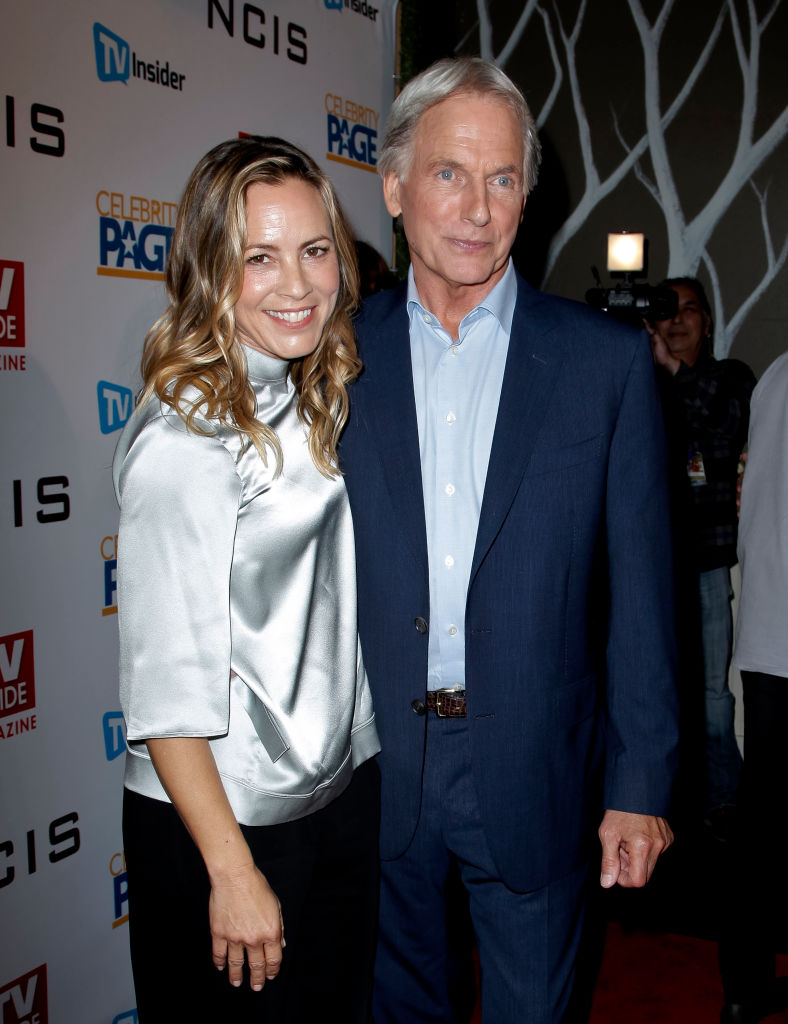 Mark Harmon and Maria Bello