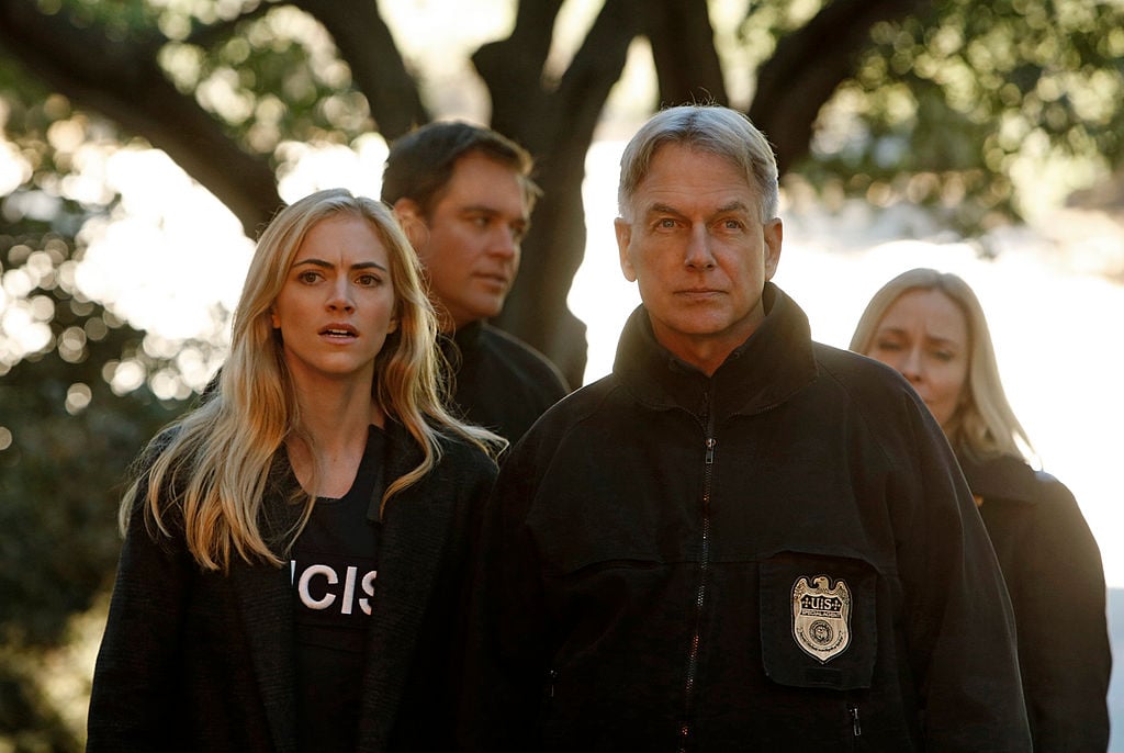 Mark Harmon with cast of NCIS|Cliff Lipson/CBS via Getty Images