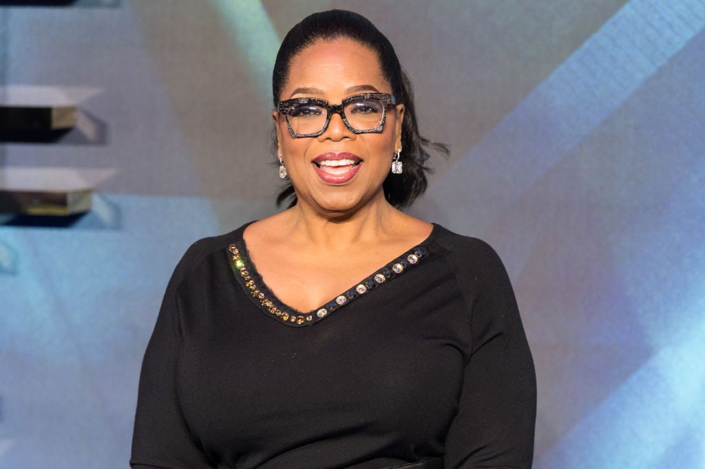 Oprah Winfrey arrives for the European film premiere of 'A Wrinkle in Time' at the BFI Imax cinema.