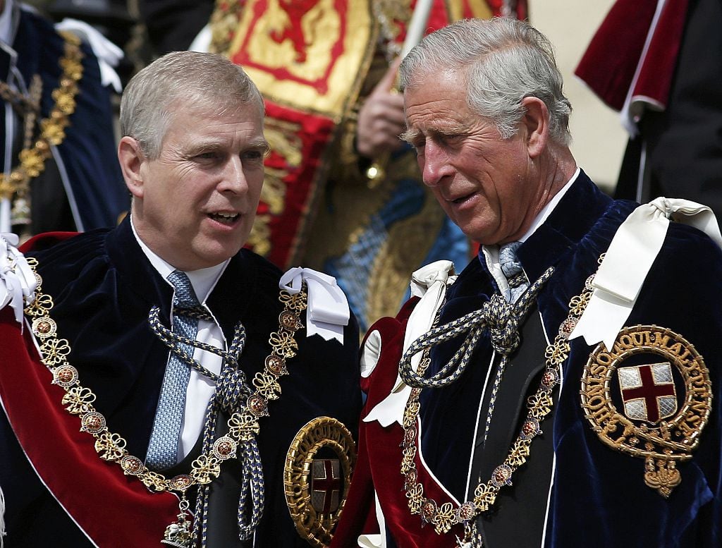 Prince Andrew and Prince Charles