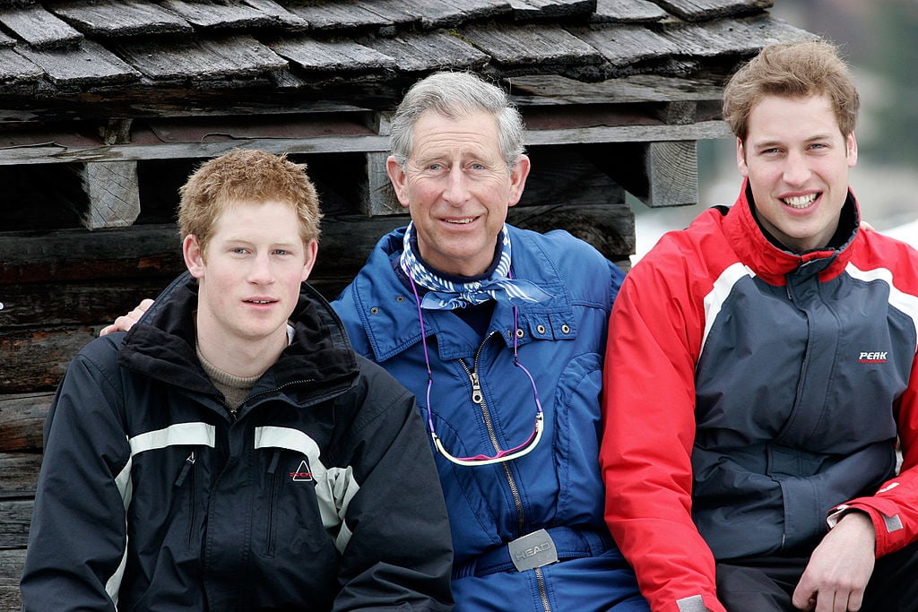 Prince Charles with his sons