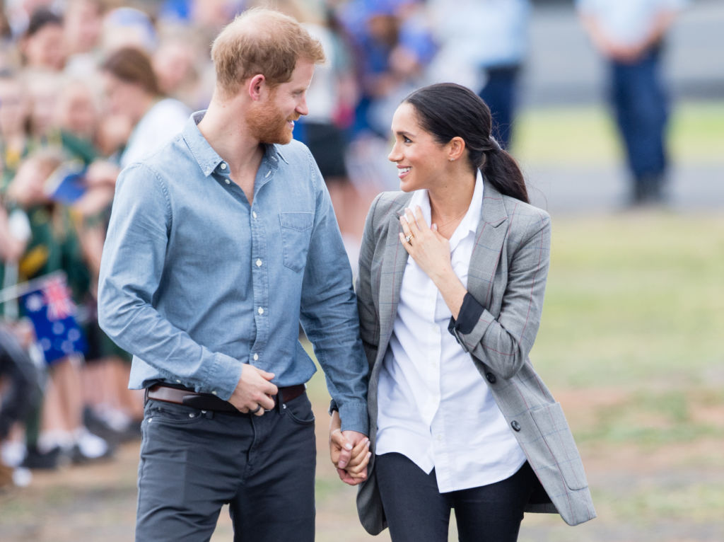 Prince Harry and Meghan Markle in Australia