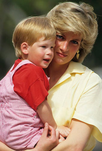 Princess Diana with Prince Harry 