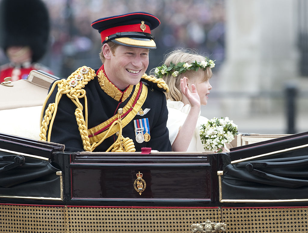 Prince Harry at Prince William and Kate Middleton's wedding.