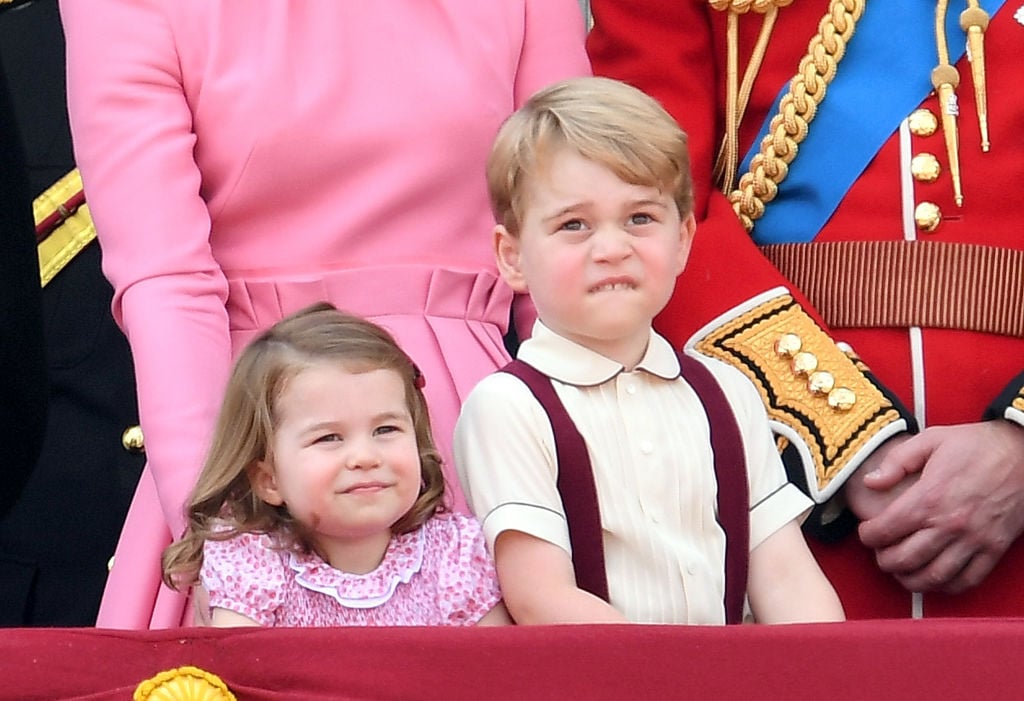 Princess Charlotte and Prince George