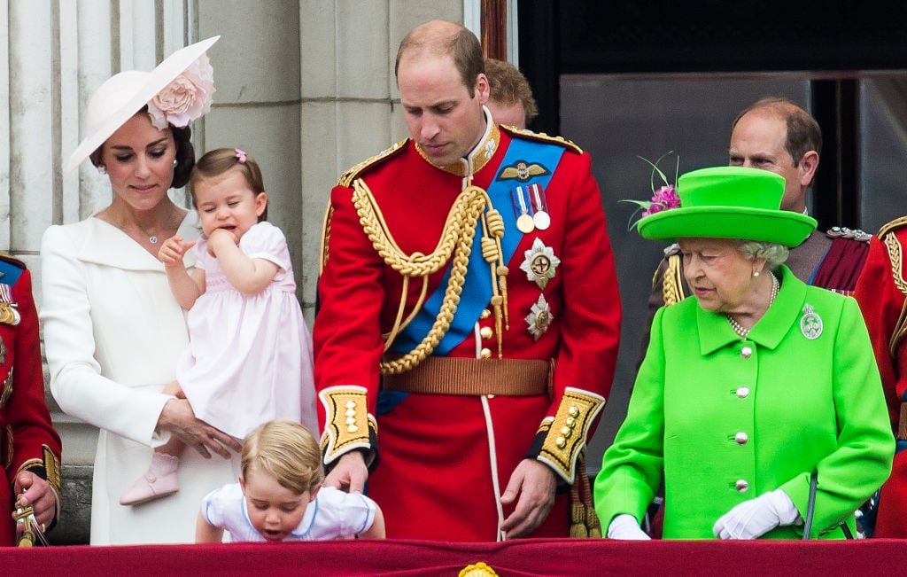 Queen Elizabeth and Prince George