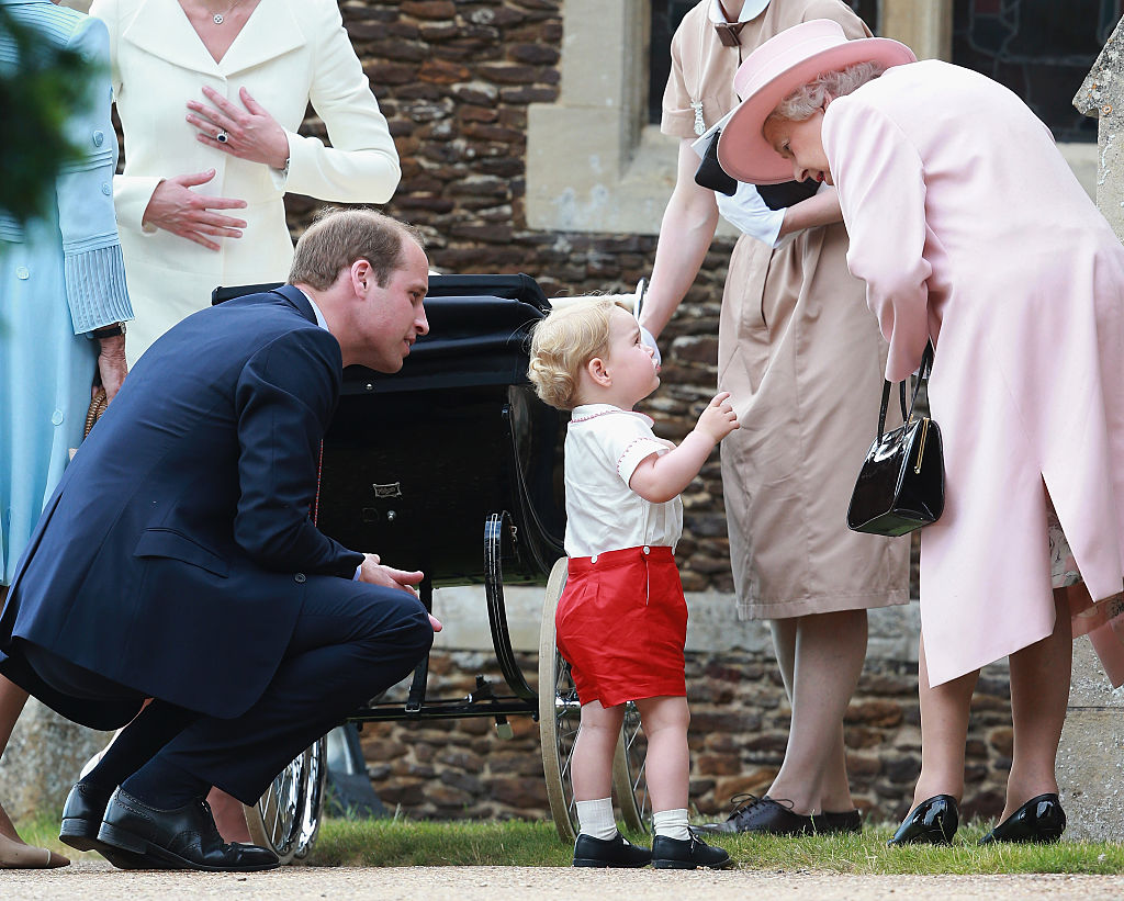 Queen Elizabeth and Prince George