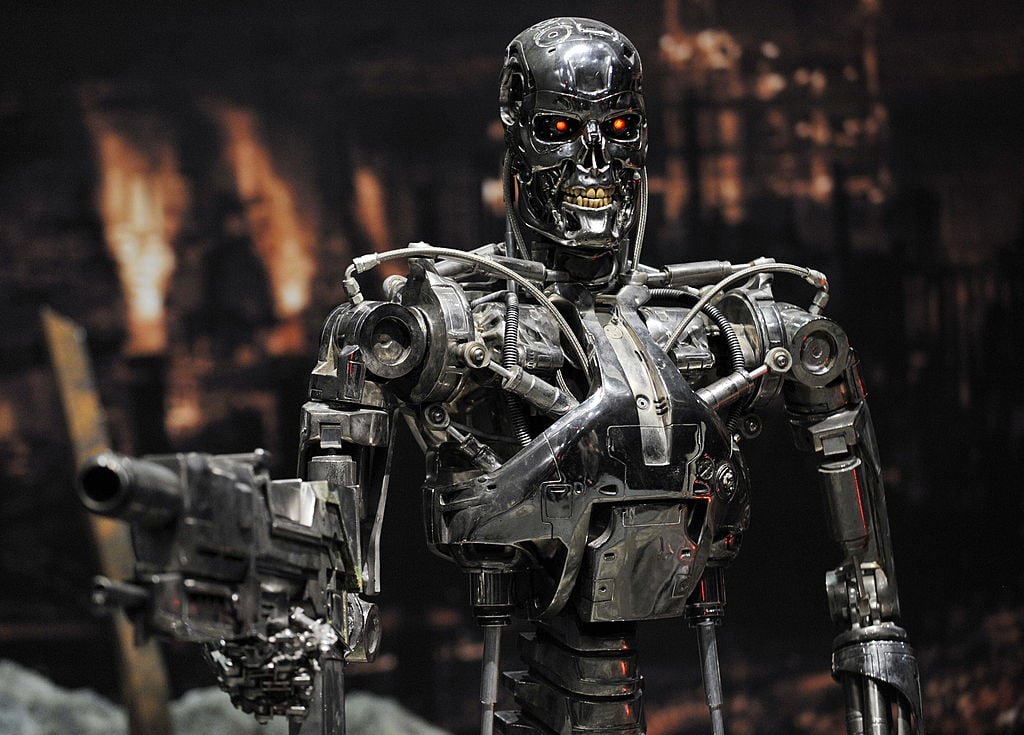 Robot from Terminator 2 movie| Yoshikazu Tsuno/AFP/Getty Images