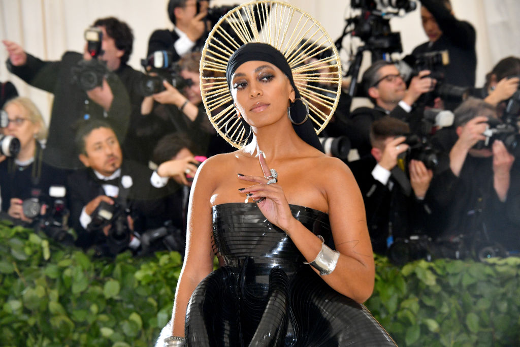 Solange Knowles at a red carpet event