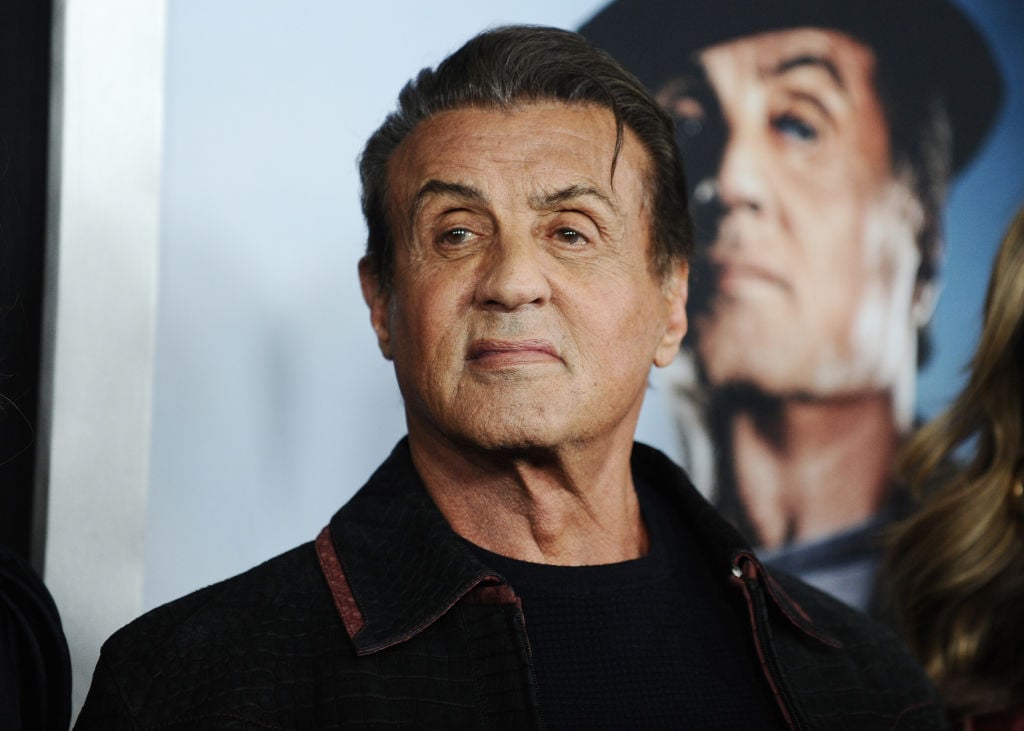 Red carpet photo of Sylvester Stallone