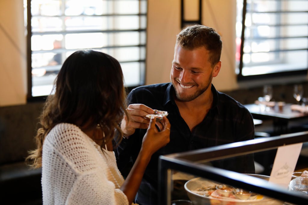 Tayshia Adams and Colton Underwood | Josh Vertucci via Getty Images