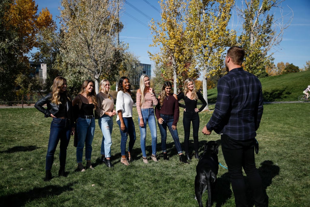 Colton Underwood and "Bachelor" contestants