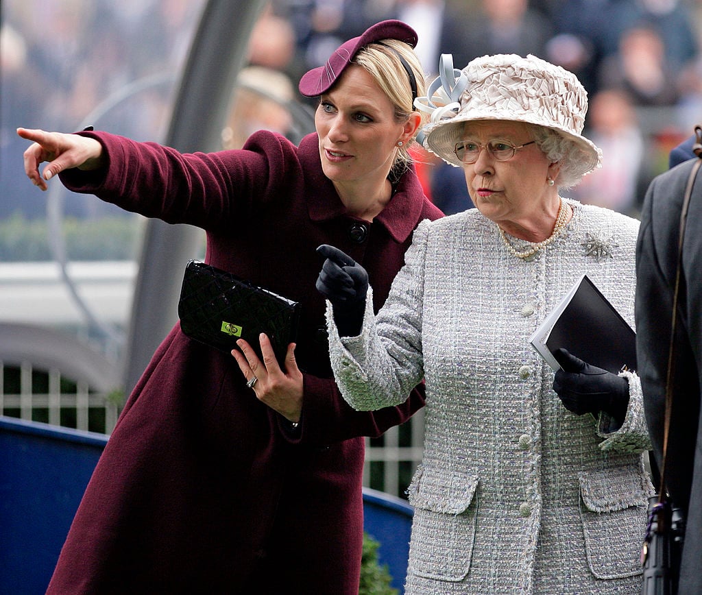 Zara Tindall and Queen Elizabeth