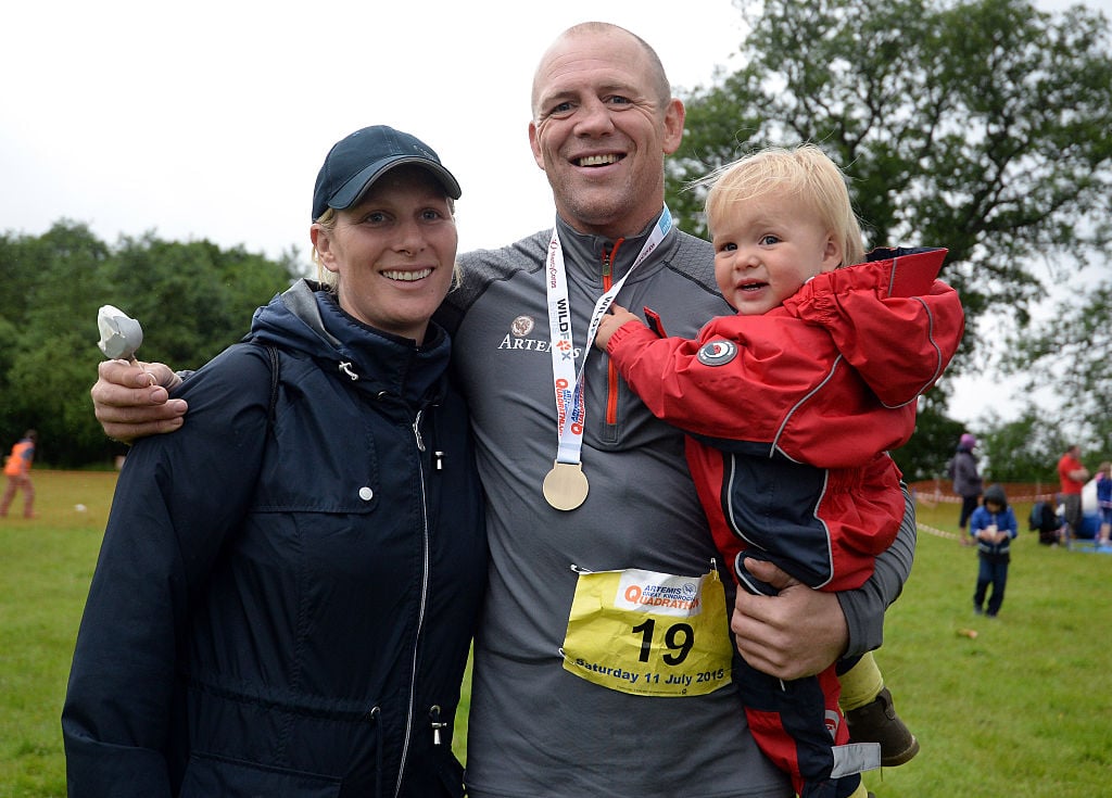 Zara Tindall, Mike Tindall, and Mia Tindall