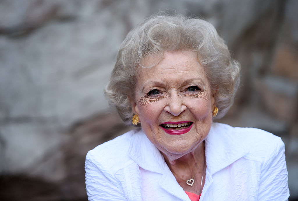 Betty White smiling headshot 