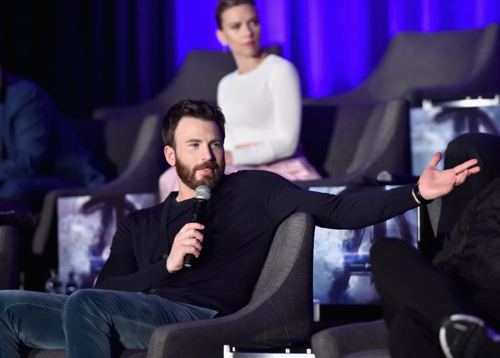 Chris Evans at Marvel Studios' "Avengers: Endgame" Global Junket Press Conference