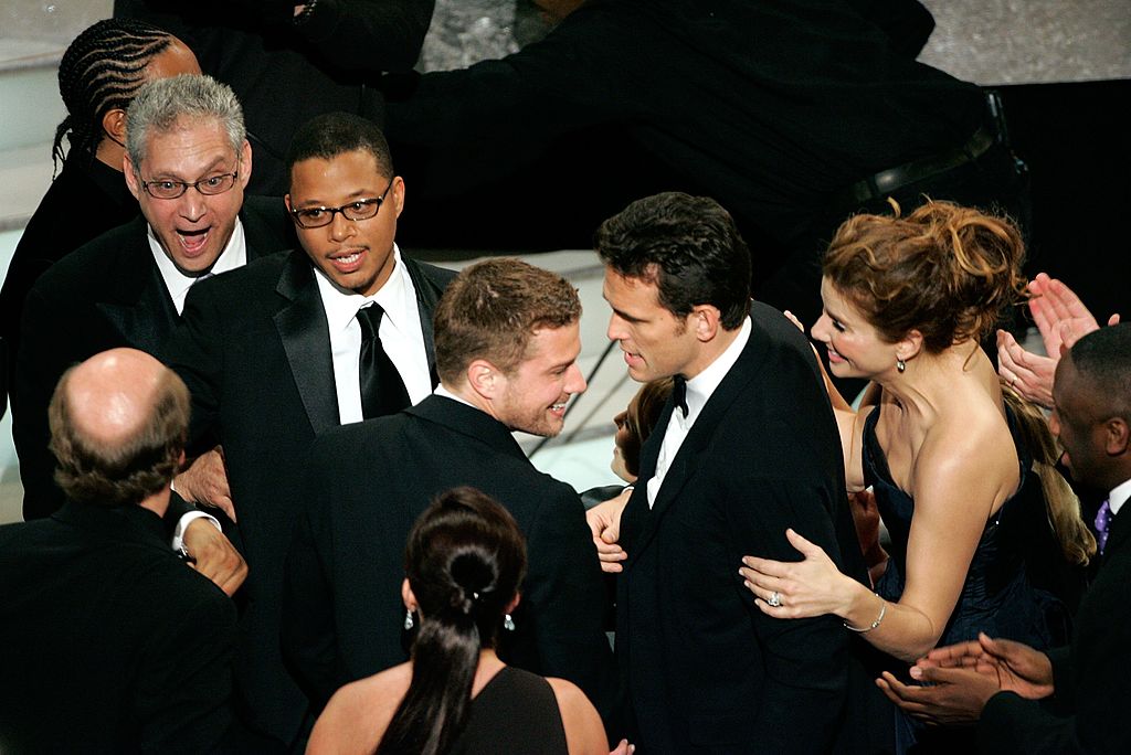 The cast of "Crash' at the Academy Awards
