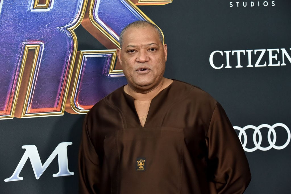 Laurence Fishburne attends the World Premiere of Avengers: Endgame at Los Angeles Convention Center on April 22, 2019 