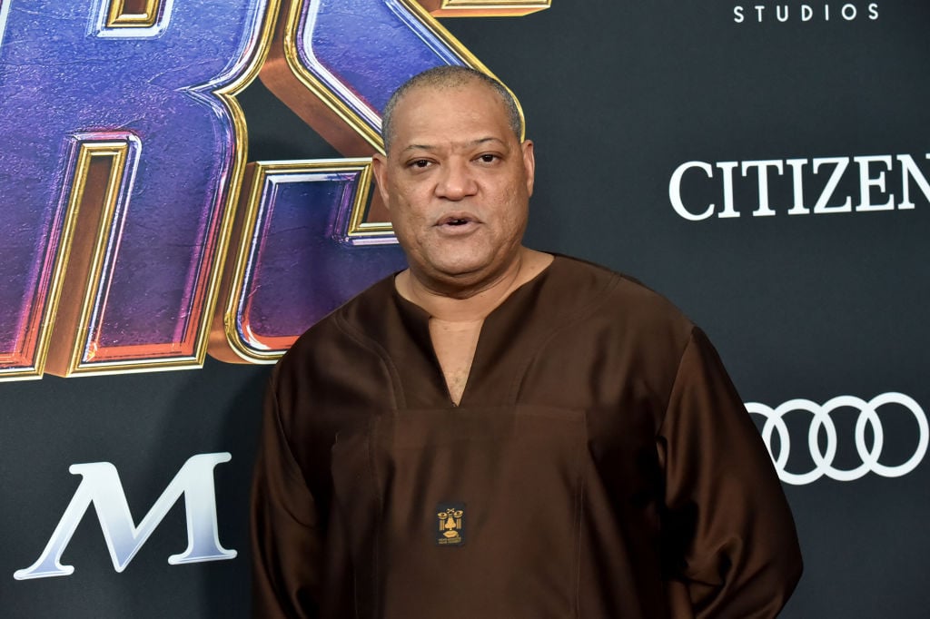 Laurence Fishburne attends the World Premiere of Avengers: Endgame at Los Angeles Convention Center on April 22, 2019