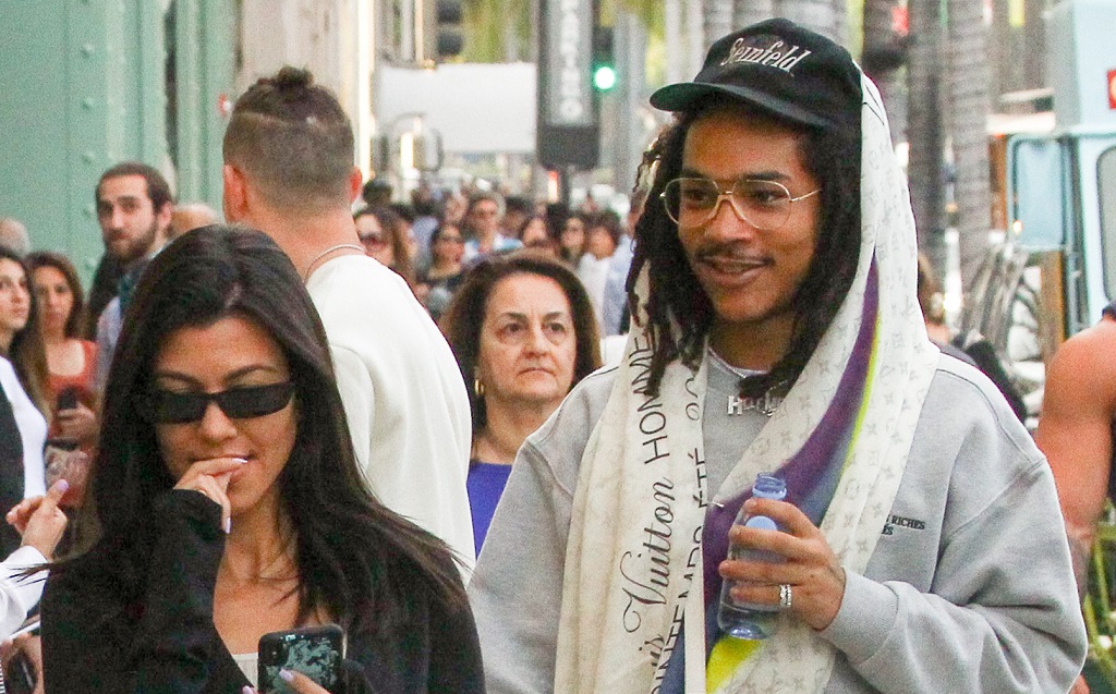 Luka Sabbat and Kourtney Kardashian
