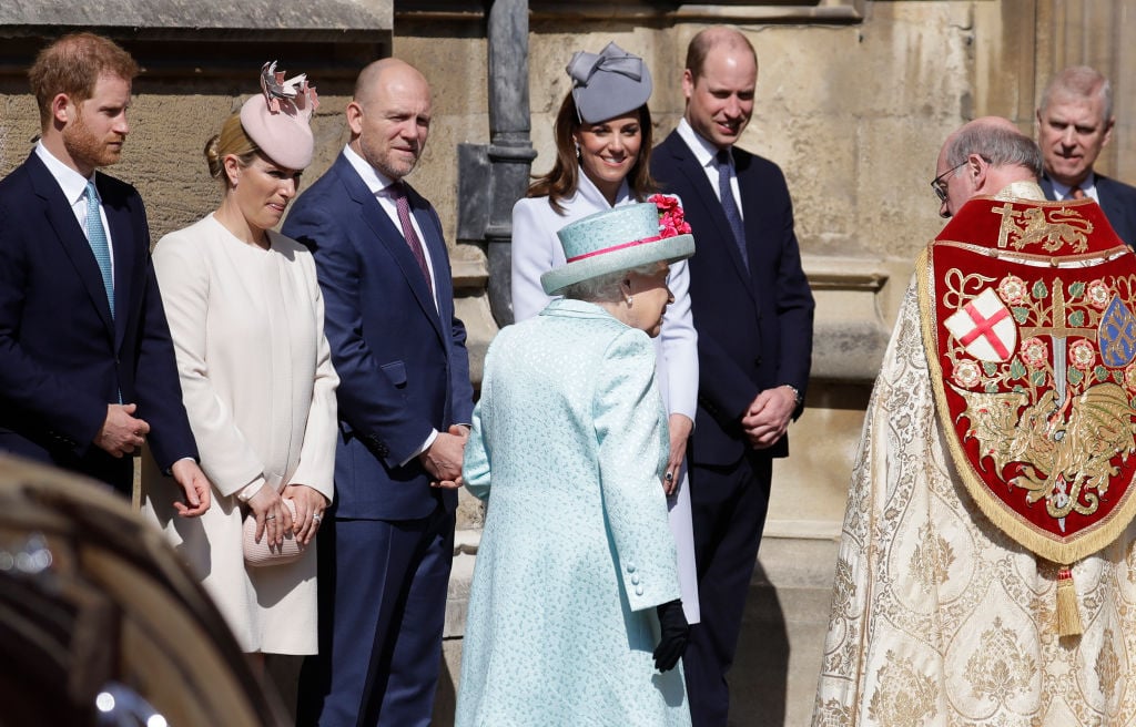The Royal Family Attend Easter Service At St George's Chapel, Windsor