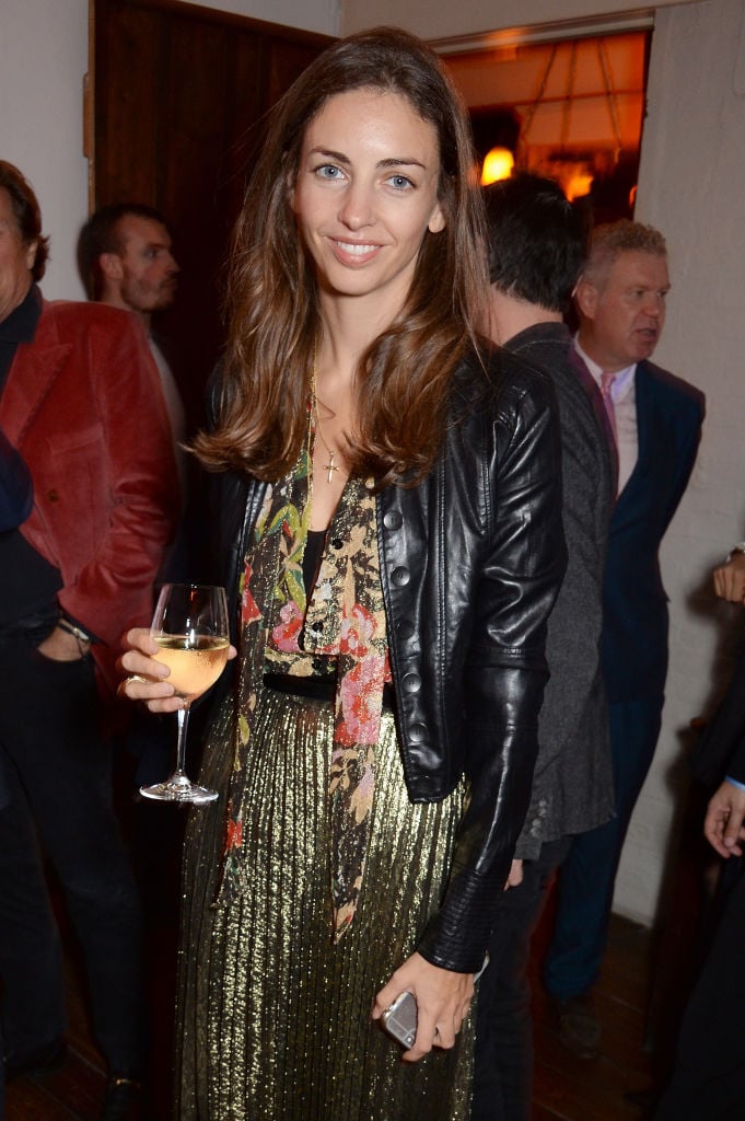 Rose Hanbury, Marchioness of Cholmondeley attends the Chris Levine 'Inner [Deep] Space' in benefit of Elton John AIDS Foundation private view hosted by David Furnish and Chris Levine at Village Park Studios