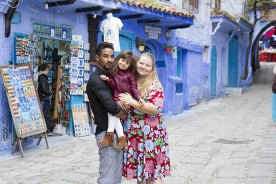 Azan and Nicole in Morocco