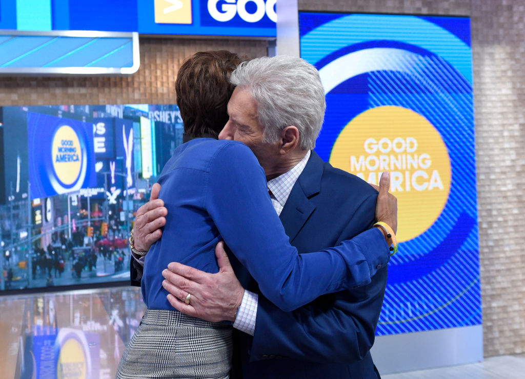 Alex Trebek and Robin Roberts| Paula Lobo/Walt Disney Television via Getty Images