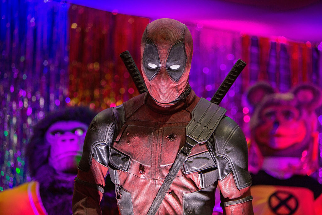 An animatronic Deadpool hosts Deadpool's Super Duper Dance Party | Daniel Knighton/Getty Images