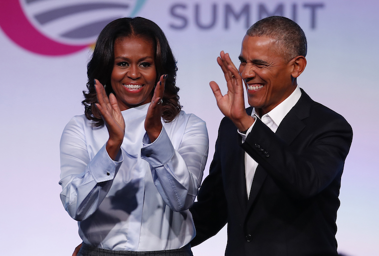 Michelle and Barack Obama