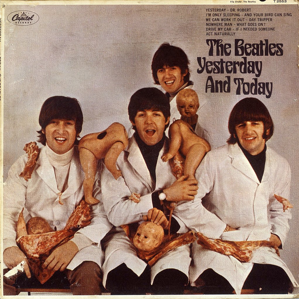 "Yesterday and Today" album cover by the Beatles