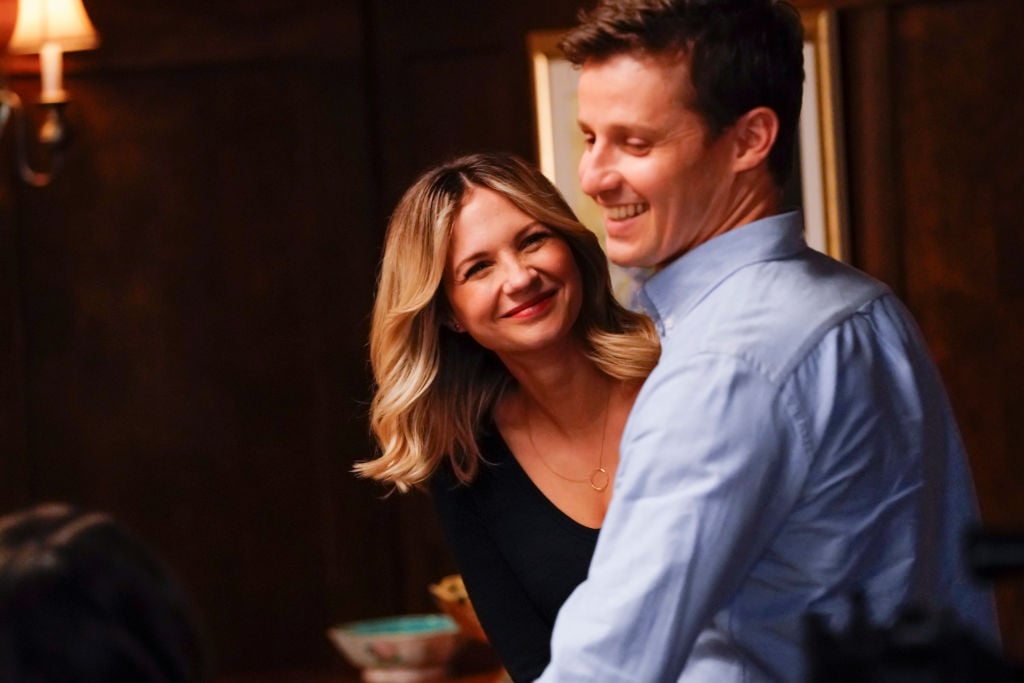 Will Estes as Jamie Reagan and Vanessa Ray as Eddie Janko