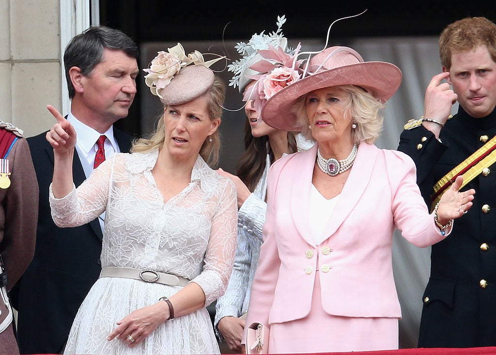 Camilla Parker Bowles and Sophie, Countess of Wessex