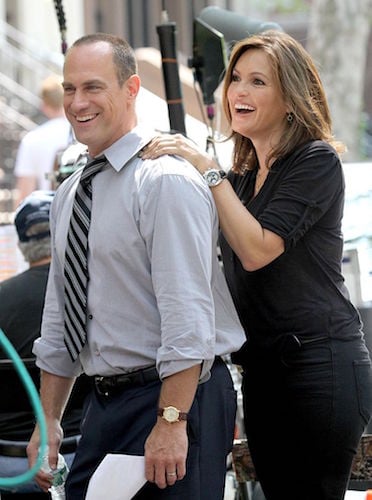 Chris Meloni and Mariska Hargitay