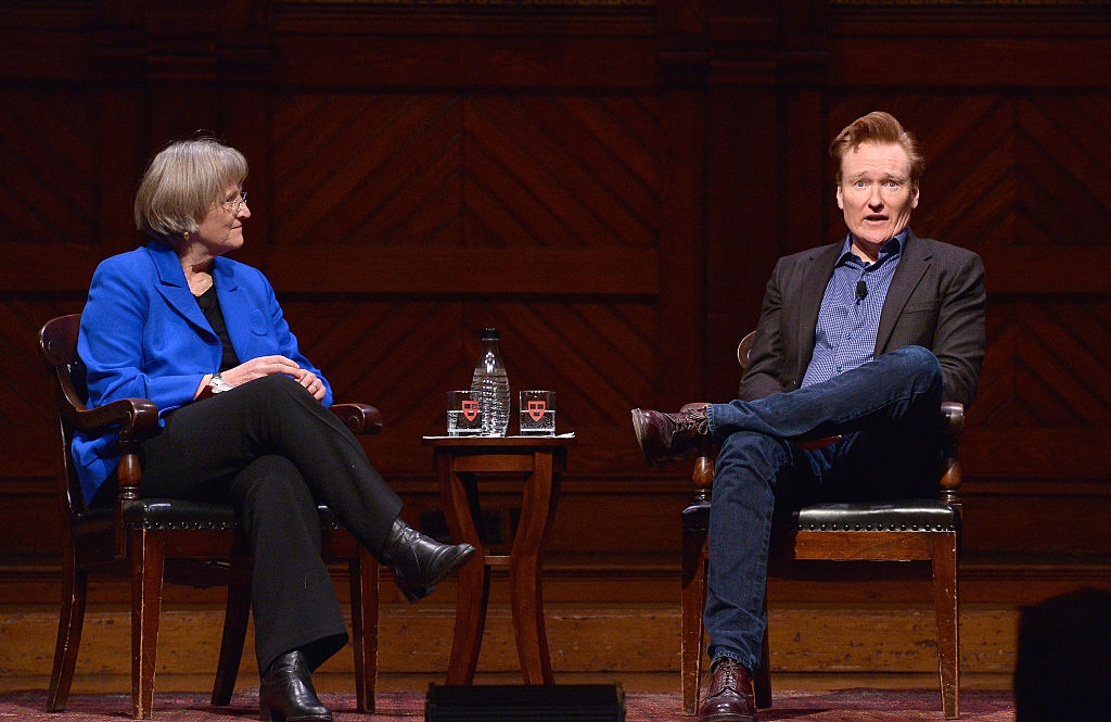 Conan O'Brien speaks at Harvard University