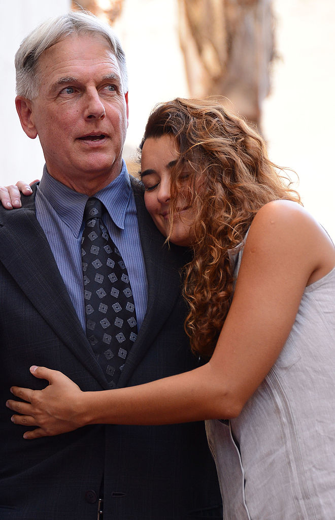 Mark Harmon and Cote de Pablo