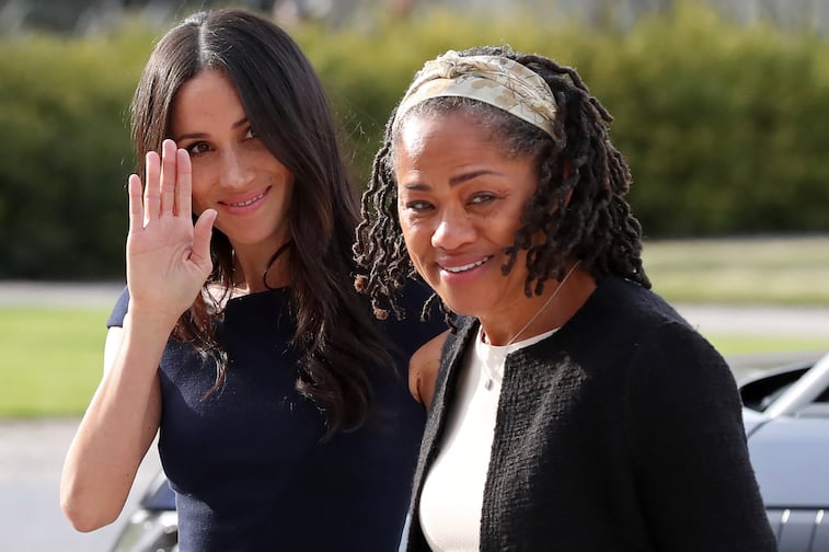 Meghan Markle and Doria Ragland