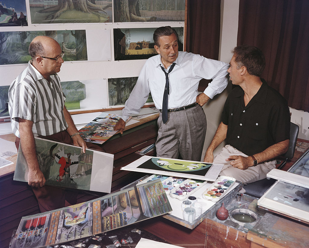 Movie producer, artist, and animator Walt Disney