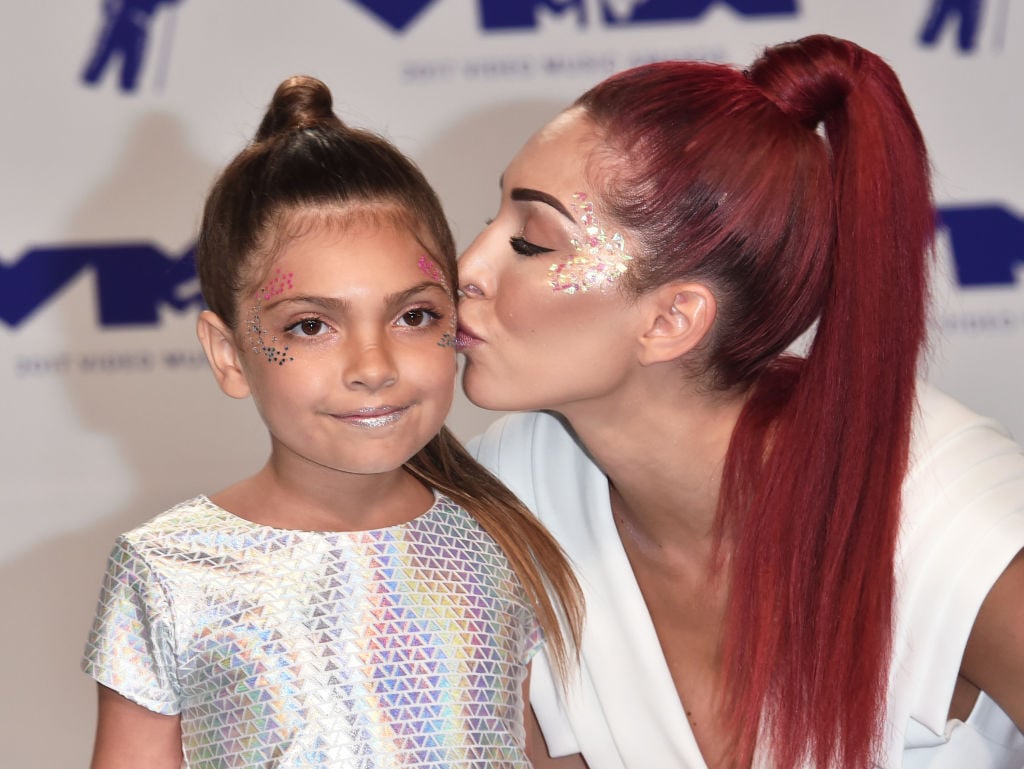 Sophia Laurent Abraham (L) and Farrah Abraham