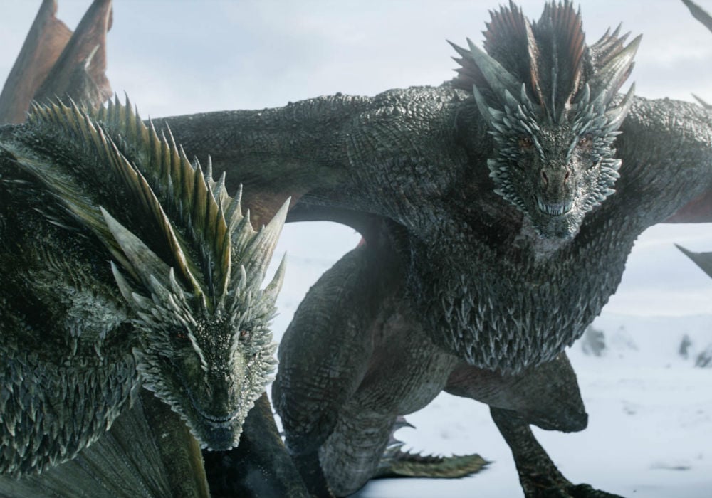 Daenerys Targaryen's dragons on 'Game of Thrones'