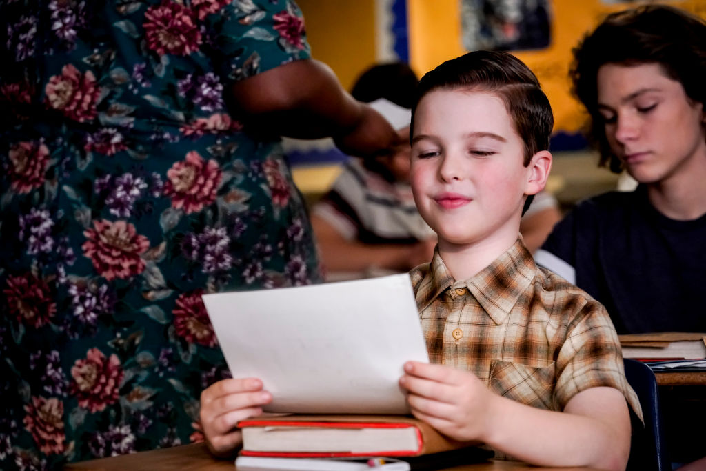 Iain Armitage as Sheldon Cooper on Young Sheldon| Cliff Lipson/CBS via Getty Images