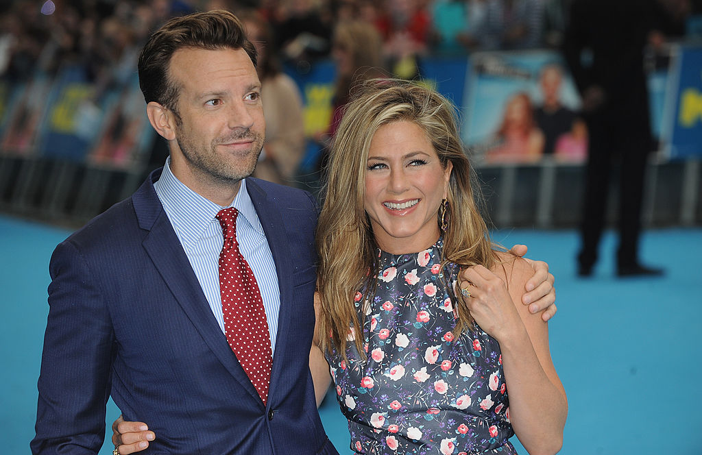 Actors Jennifer Aniston and Jason Sudeikis