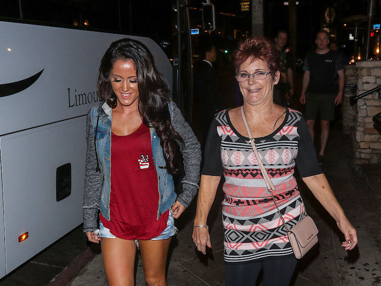Jenelle Evans and mother