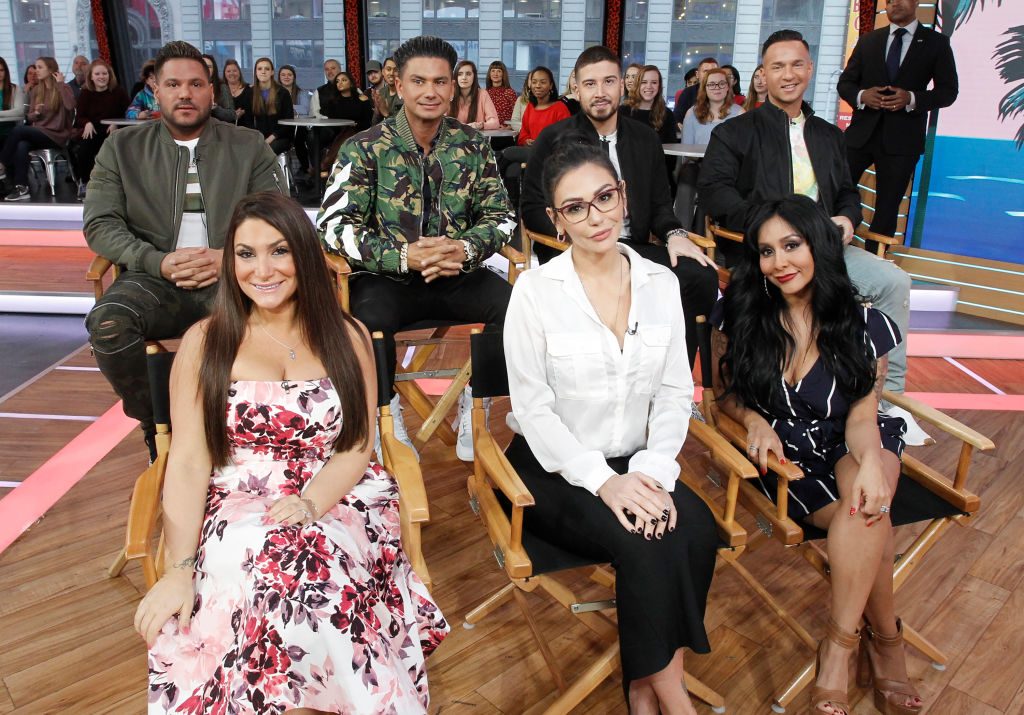 RONNIE ORTIZ MAGRO, DEENA NICOLE CORTESE, DJ PAULY D, JENNIFER (JWOWW) FARLEY, VINNY GUADAGNINO, NICOLE (SNOOKI) POLIZZI, MIKE (THE SITUATION) SORRENTINO