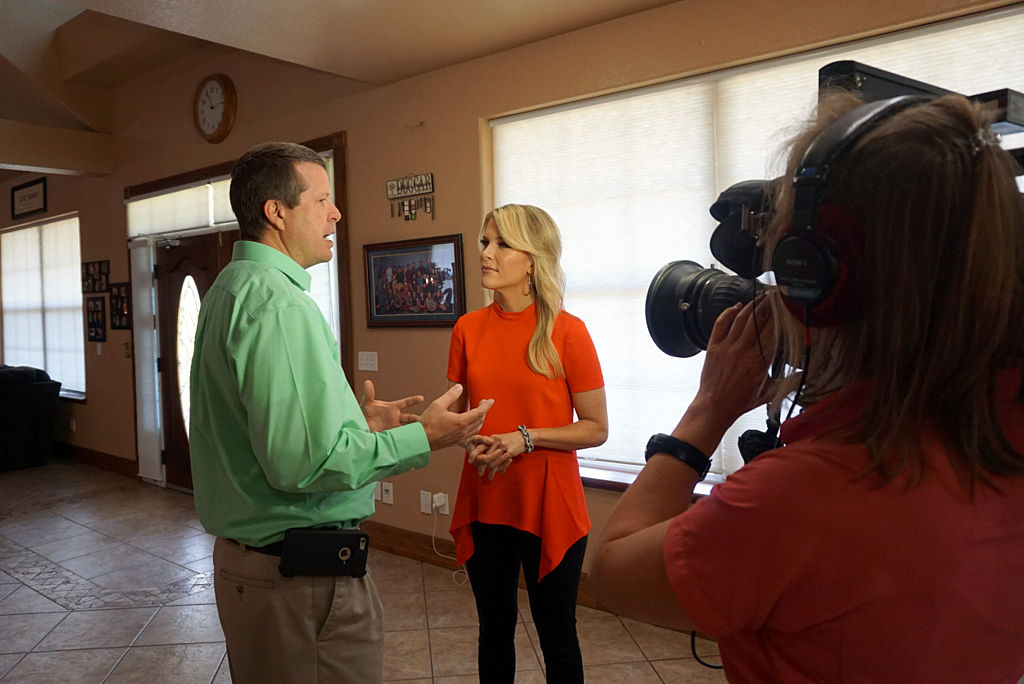 Jim Bob Duggar preps for an interview