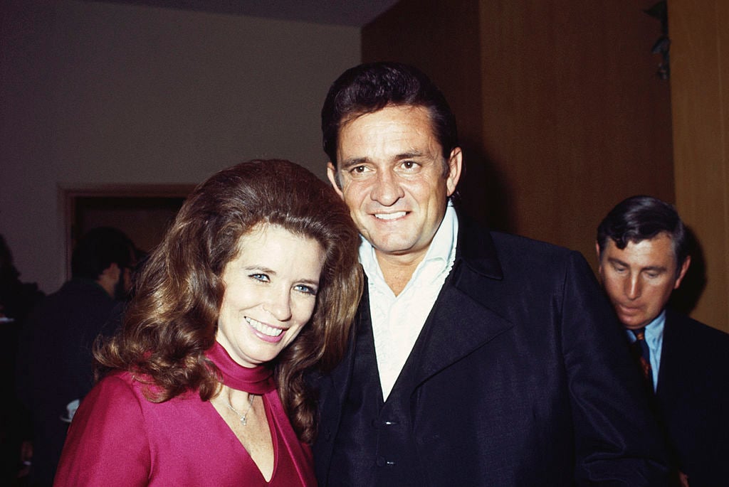 June Carter and Johnny Cash in 1969.