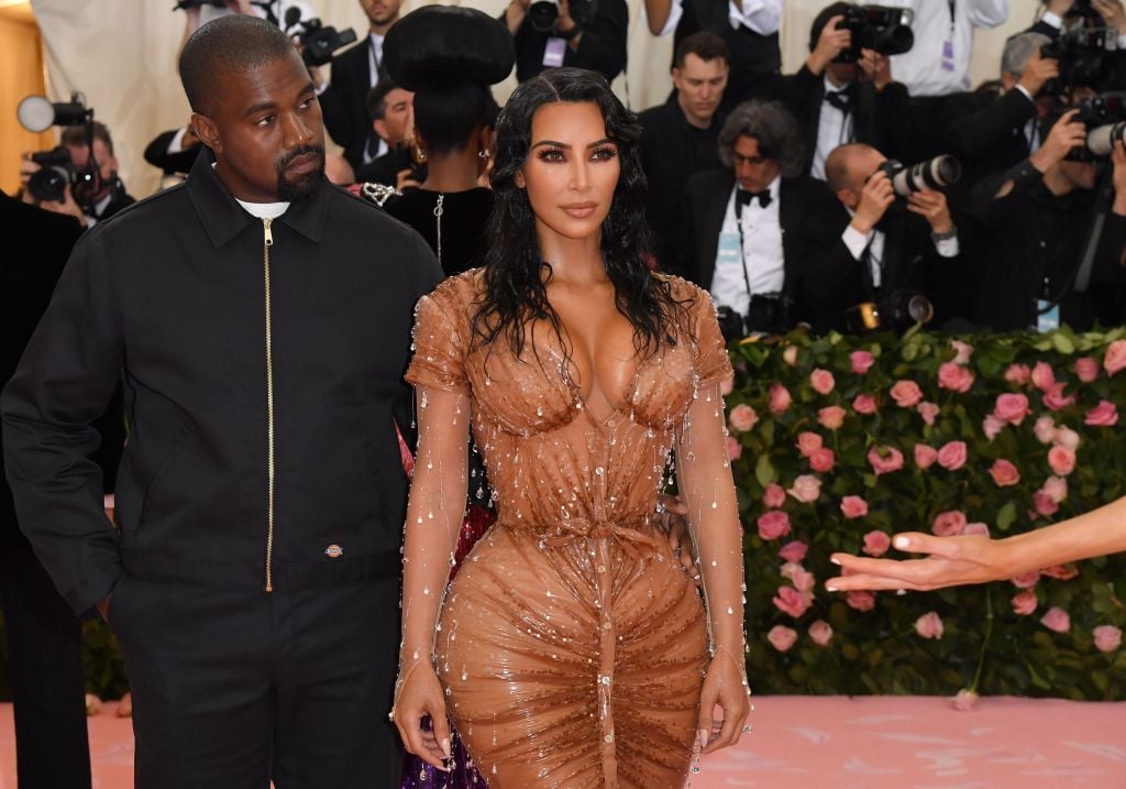 Kim Kardashian and Kanye West at 2019 Met Gala