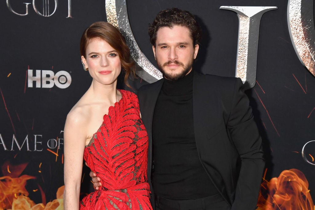 Rose Leslie and Kit Harington